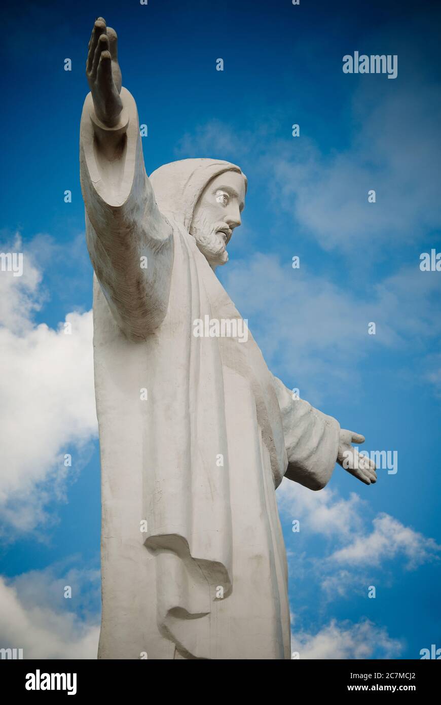 White christ statue peru hires stock photography and images Alamy