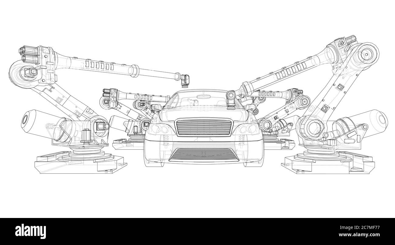 Assembly of motor vehicle Stock Photo Alamy