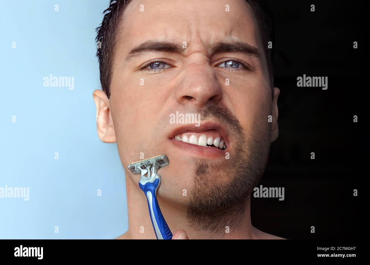 Face Stubble Closeup Hi Res Stock Photography And Images Alamy