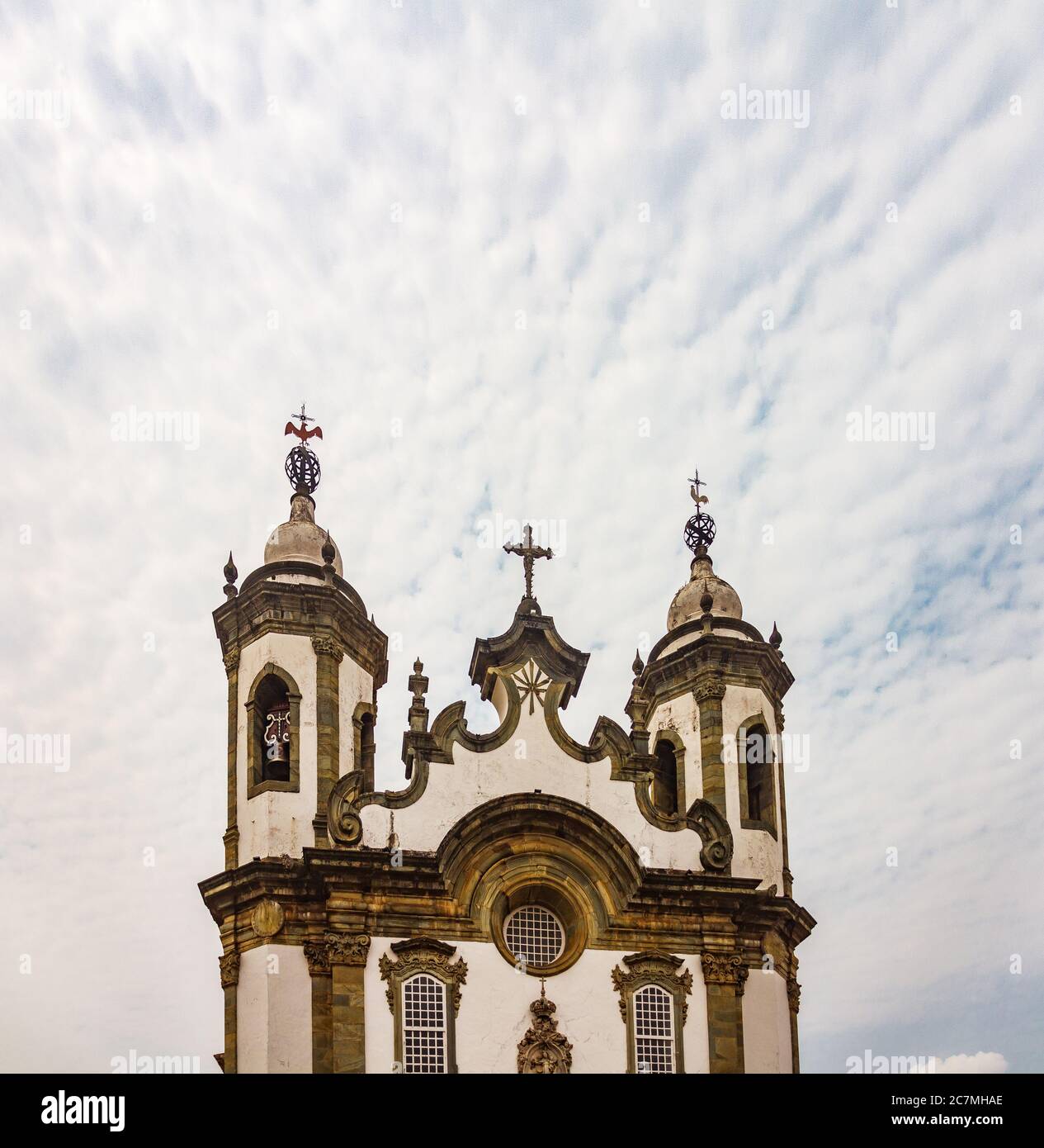 Church of Our Lady of Mount Carmel in São João del-Rei, Minas Gerais, Brazil Stock Photo