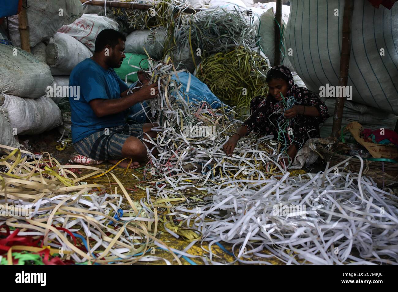 Dhaka, Dhaka, Bangladesh. 18th July, 2020. People are working in