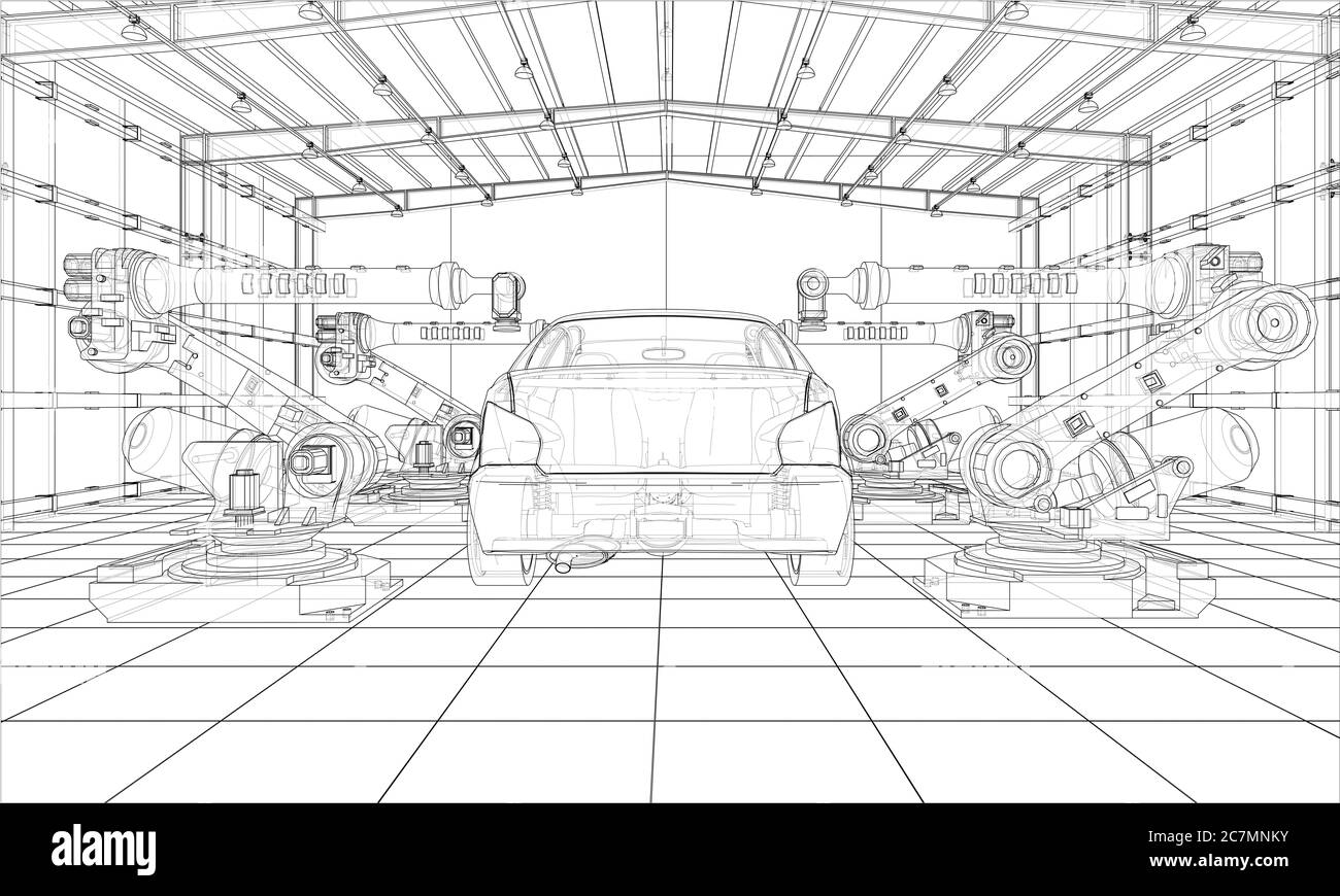 Assembly of motor vehicle Stock Photo Alamy