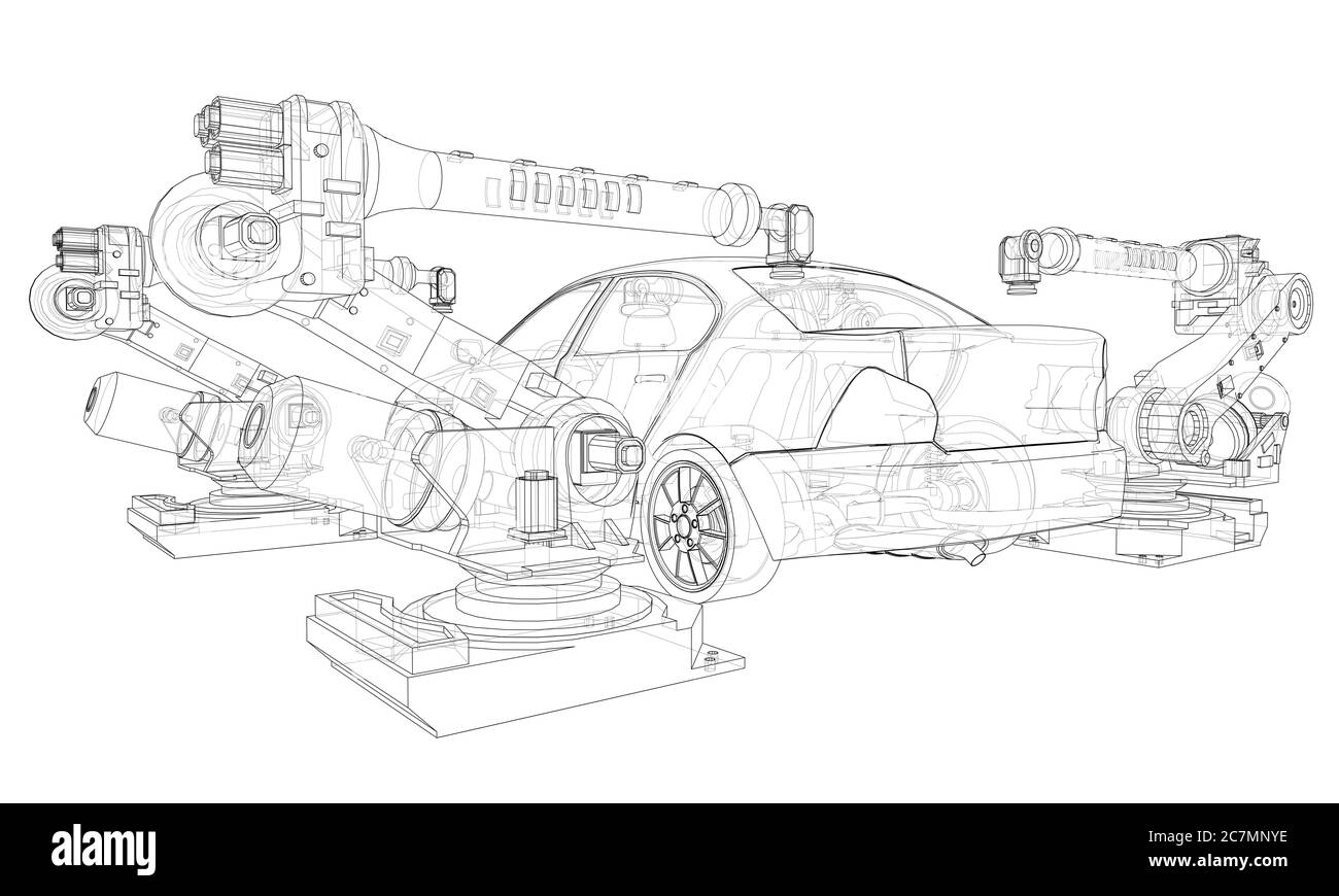 Assembly of motor vehicle Stock Photo - Alamy