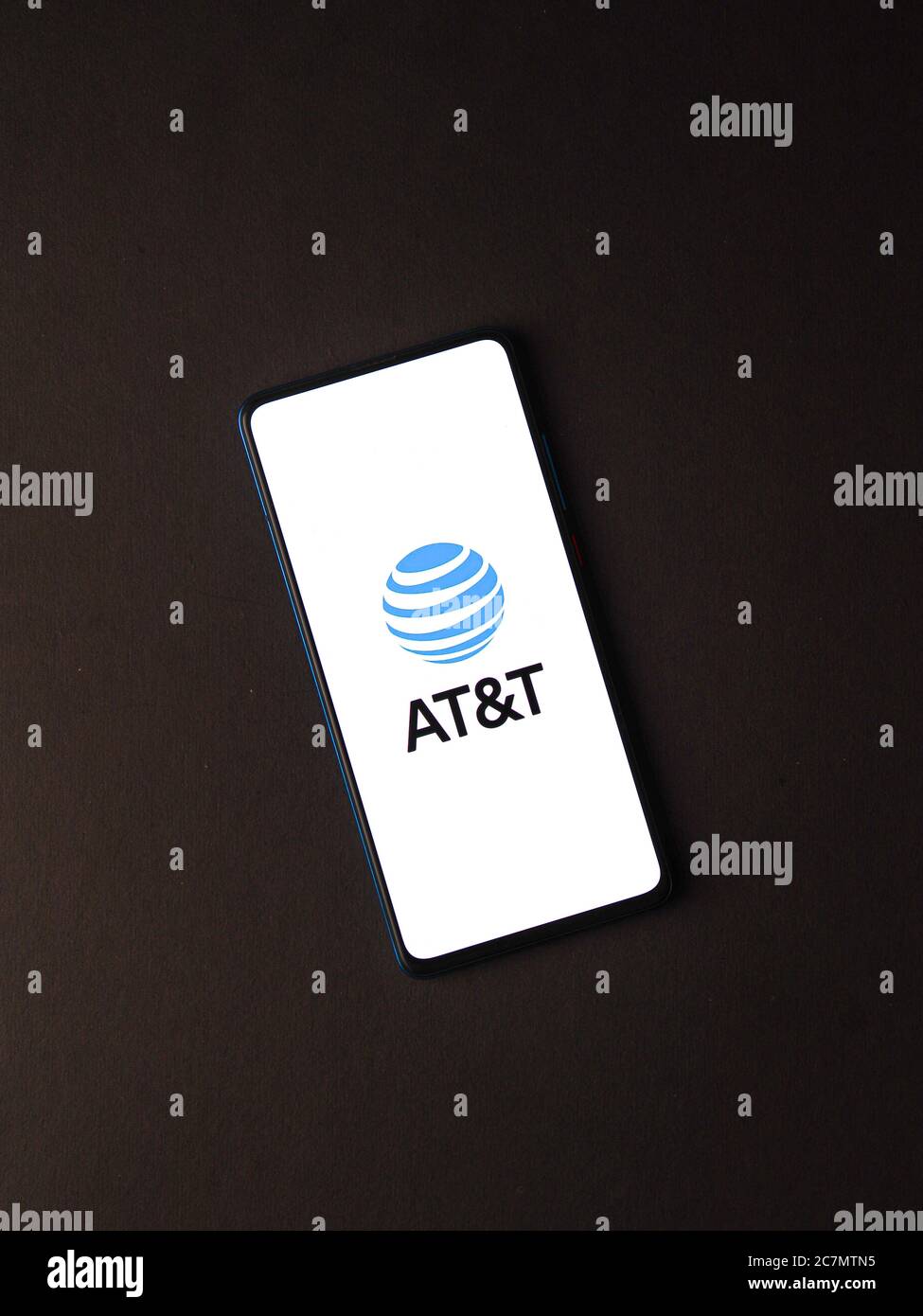 Assam, india - July 17, 2020 : AT&T a largest telecommunication company ...