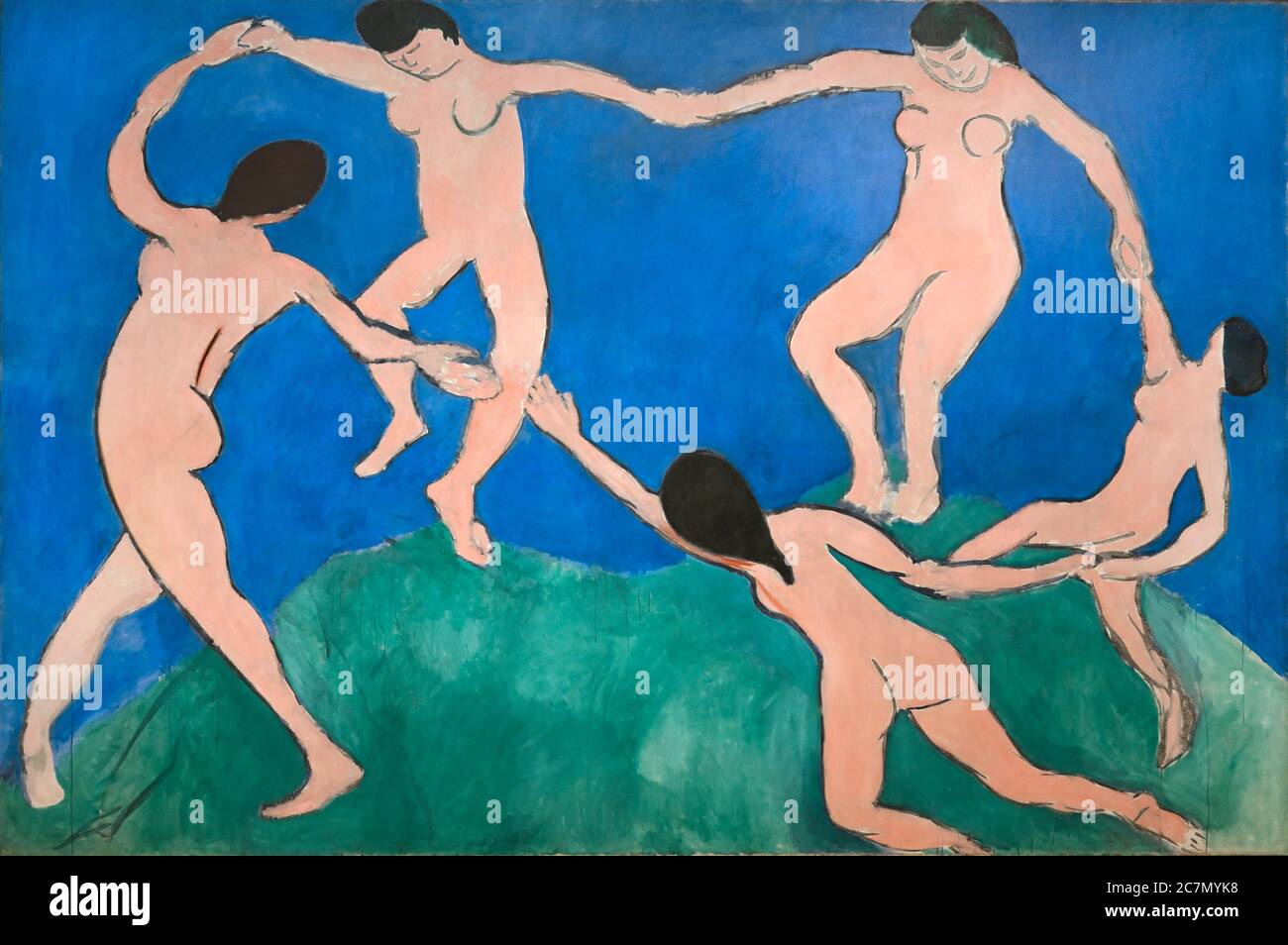 Matisse painting, Dance (1), 1909, Henri Matisse Stock Photo