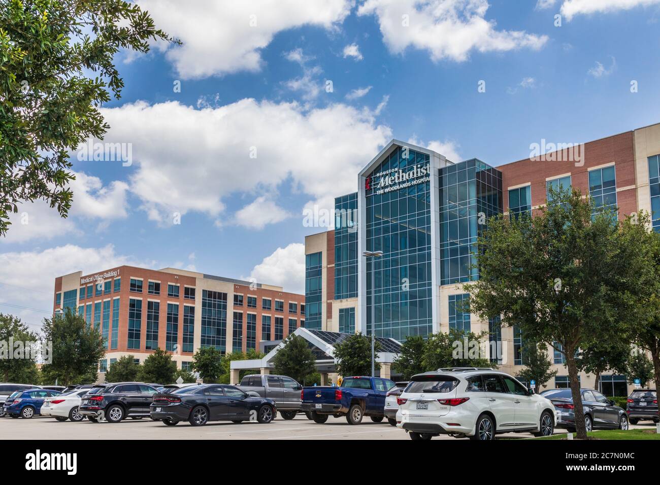 Houston Methodist The Woodlands Hospital in The Woodlands, Texas Stock