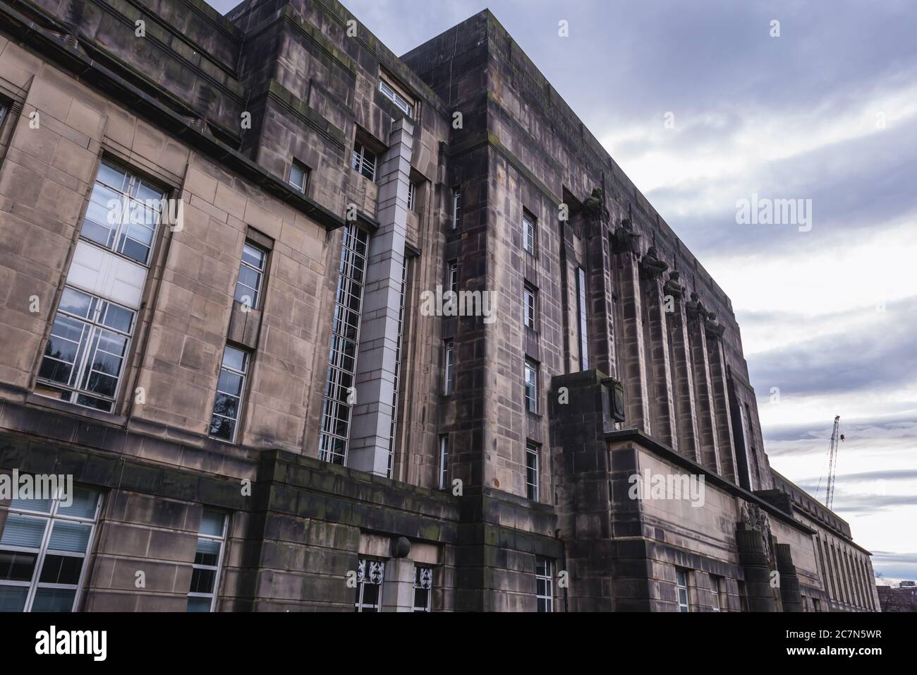 St Andrews House on Calton Hill, headquarters building of the Scottish Government in Edinburgh, the capital of Scotland, part of United Kingdom Stock Photo