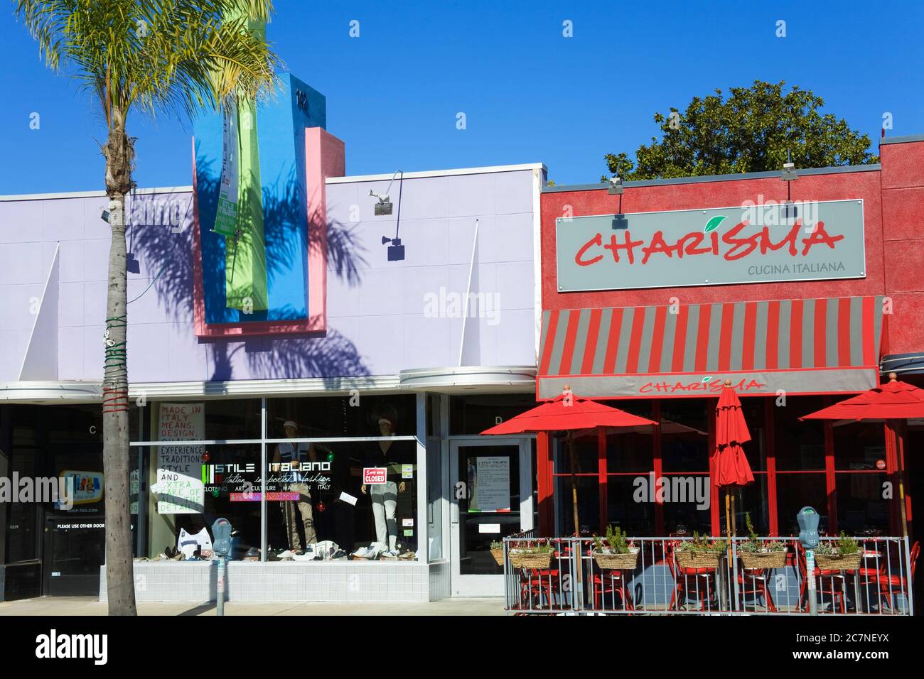 Charisma Italian restaurant in the Hillcrest District, San Diego, California, USA Stock Photo