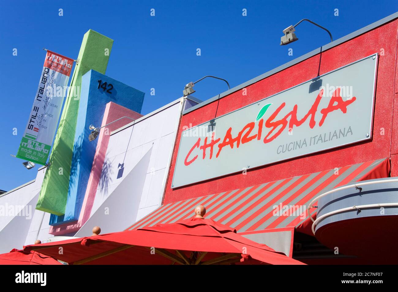 Charisma Italian restaurant in the Hillcrest District, San Diego, California, USA Stock Photo
