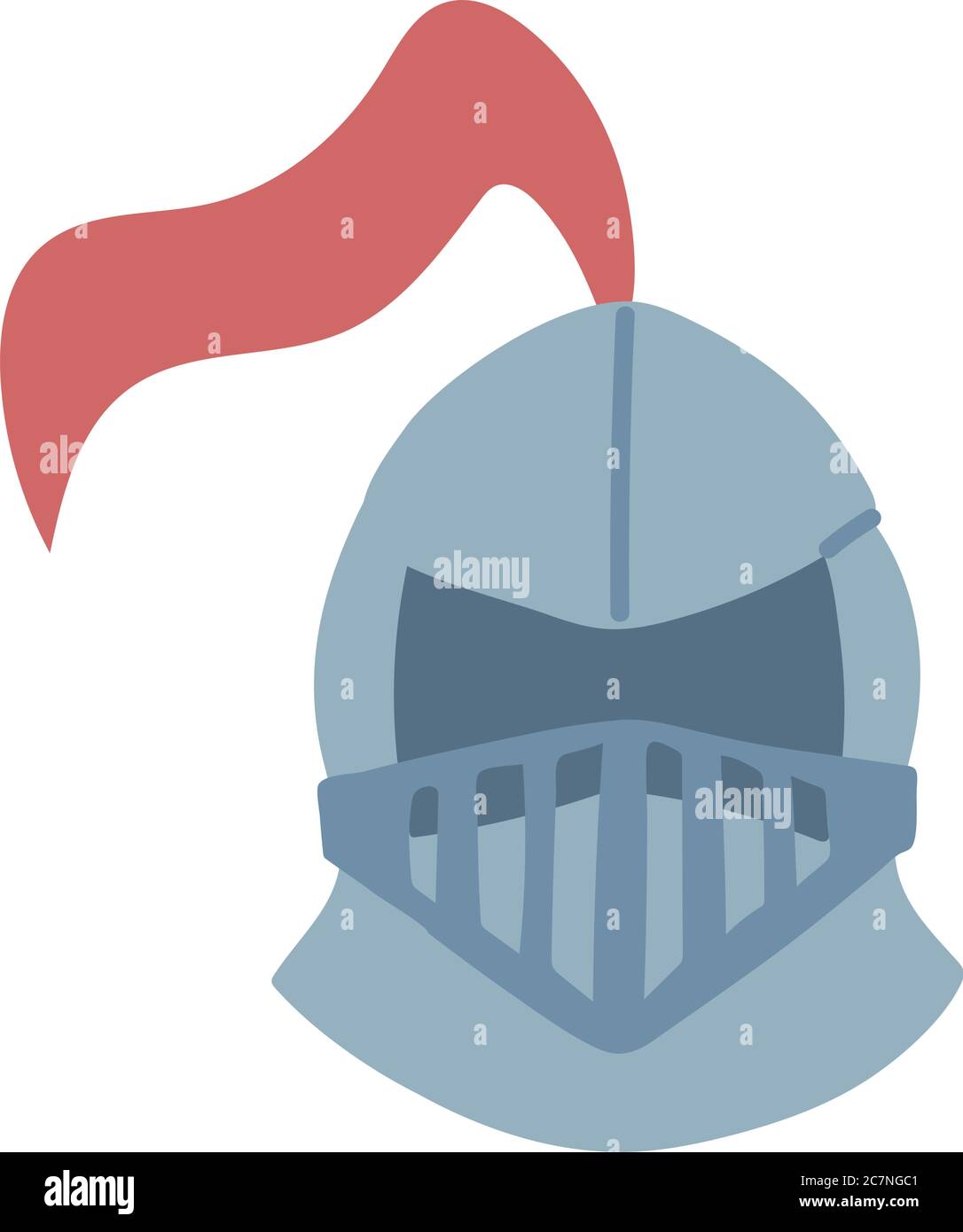 Medieval helmet design of Kingdom and fairytale theme Vector ...