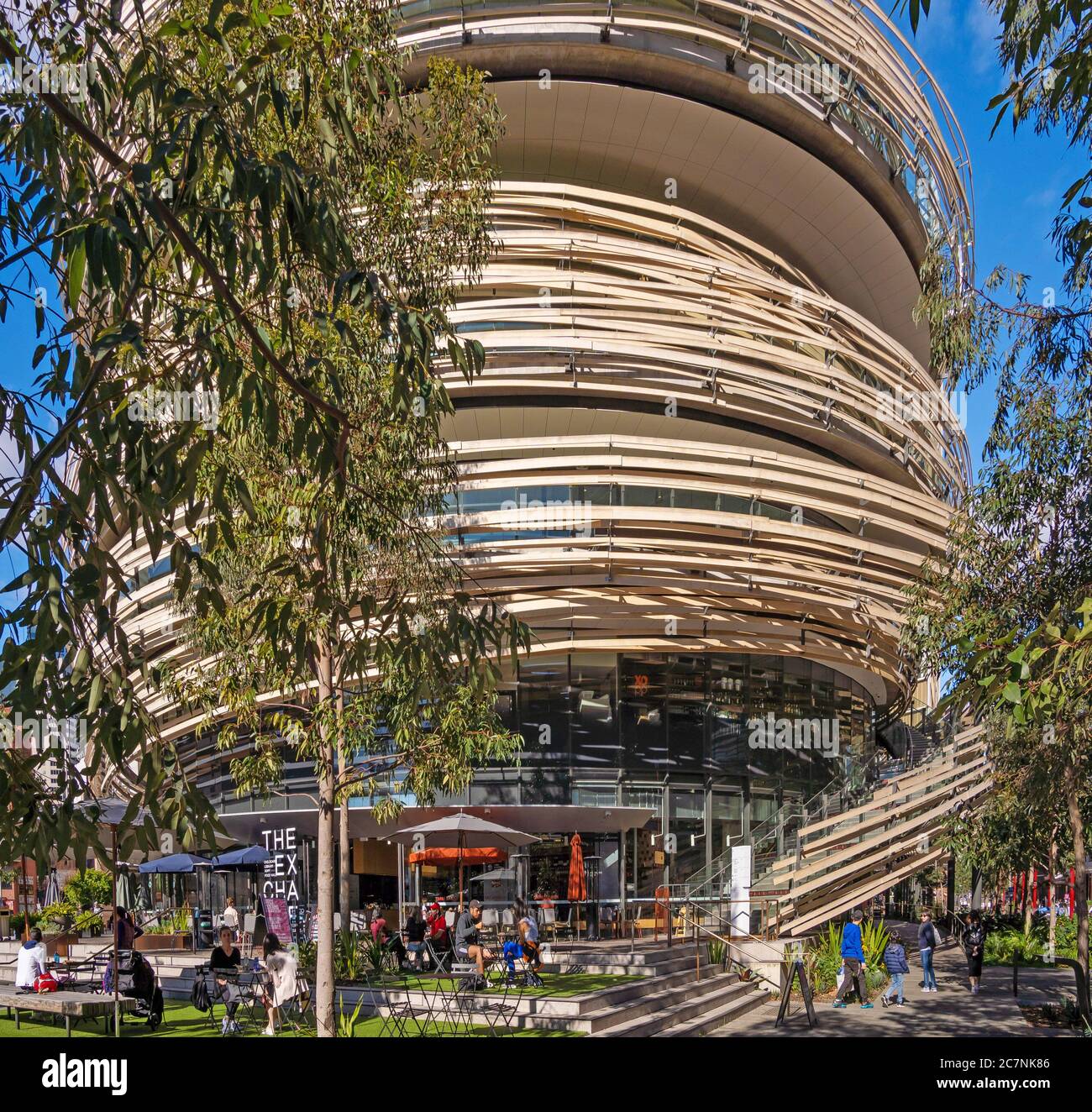 The Exchange, aka the Darling Square Library, Haymarket in Sydney Stock Photo