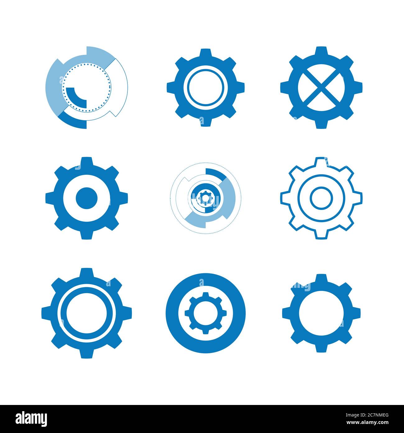 Gear Logo Template vector icon illustration design Stock Vector Image ...