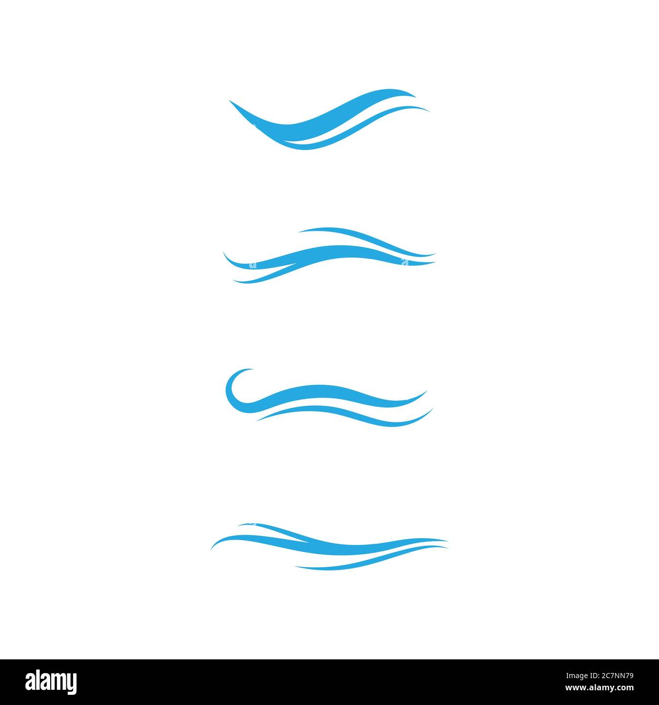 Water wave icon vector illustration design logo Stock Vector Image ...