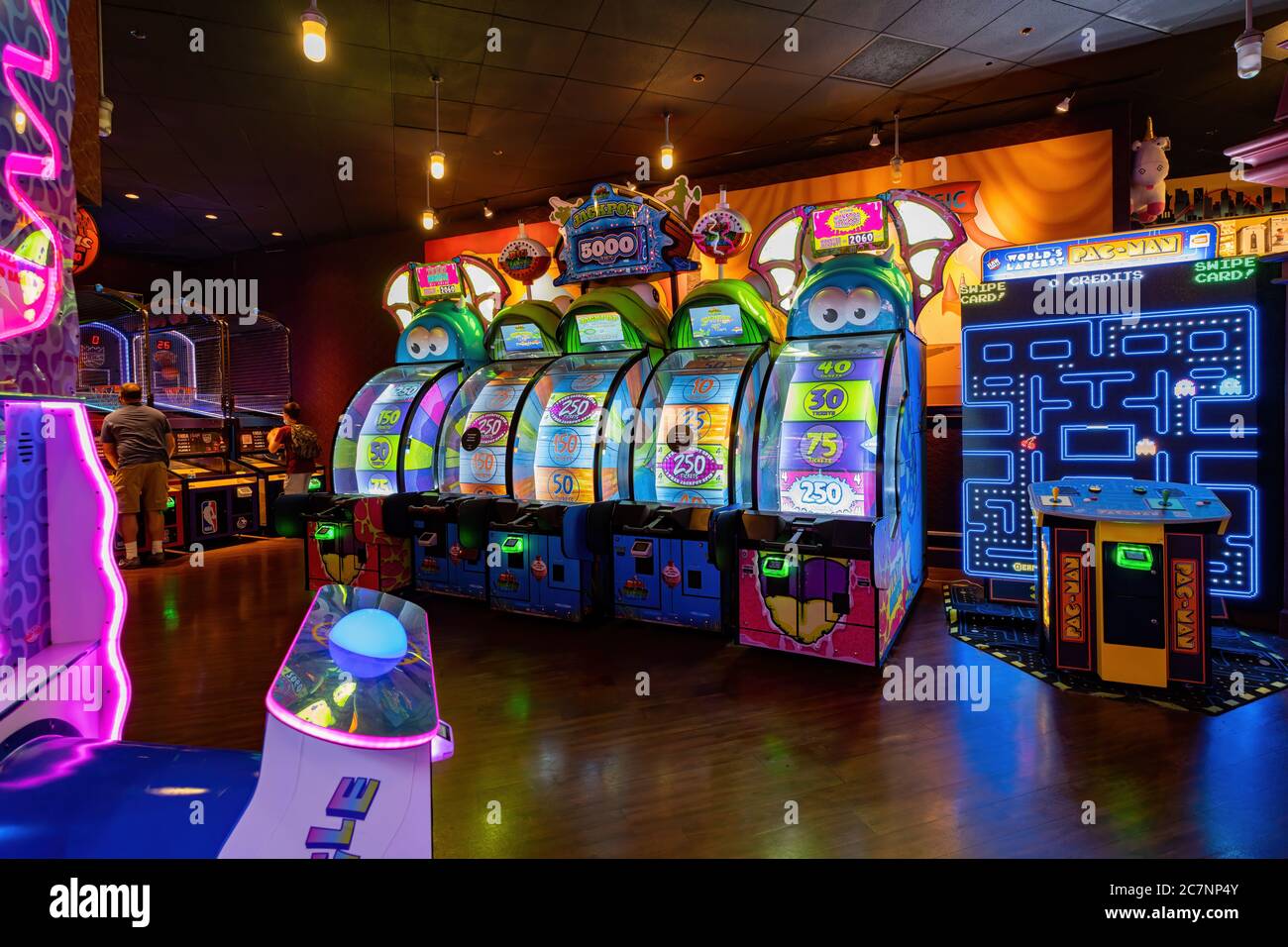 Las Vegas, JUL 17, 2020 - Arcade game cetner of New York New York Casino  Stock Photo - Alamy