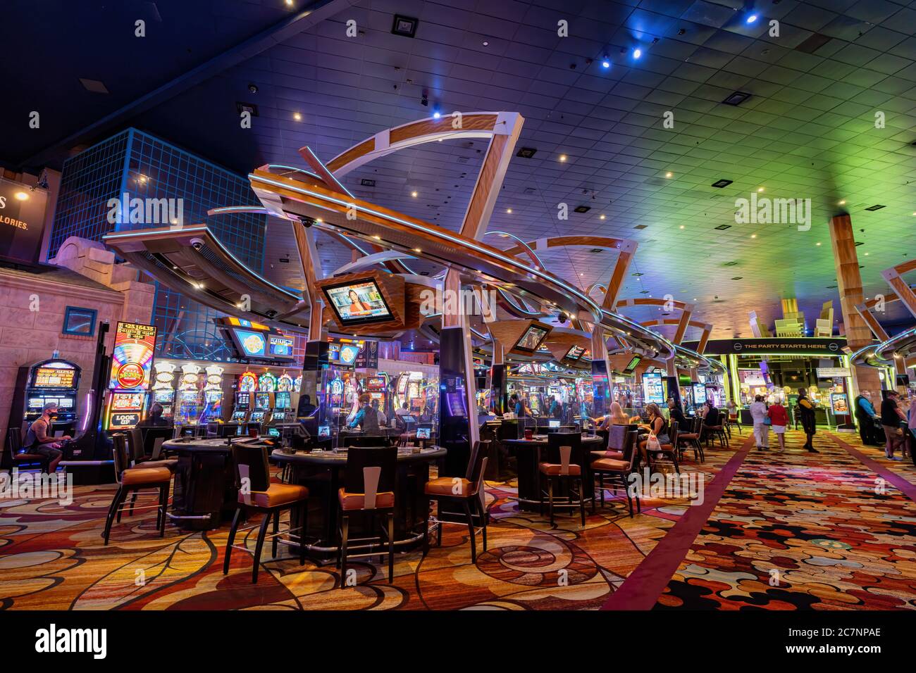 The interior of New York-New York Hotel & Casino in Las Vegas Stock Photo -  Alamy