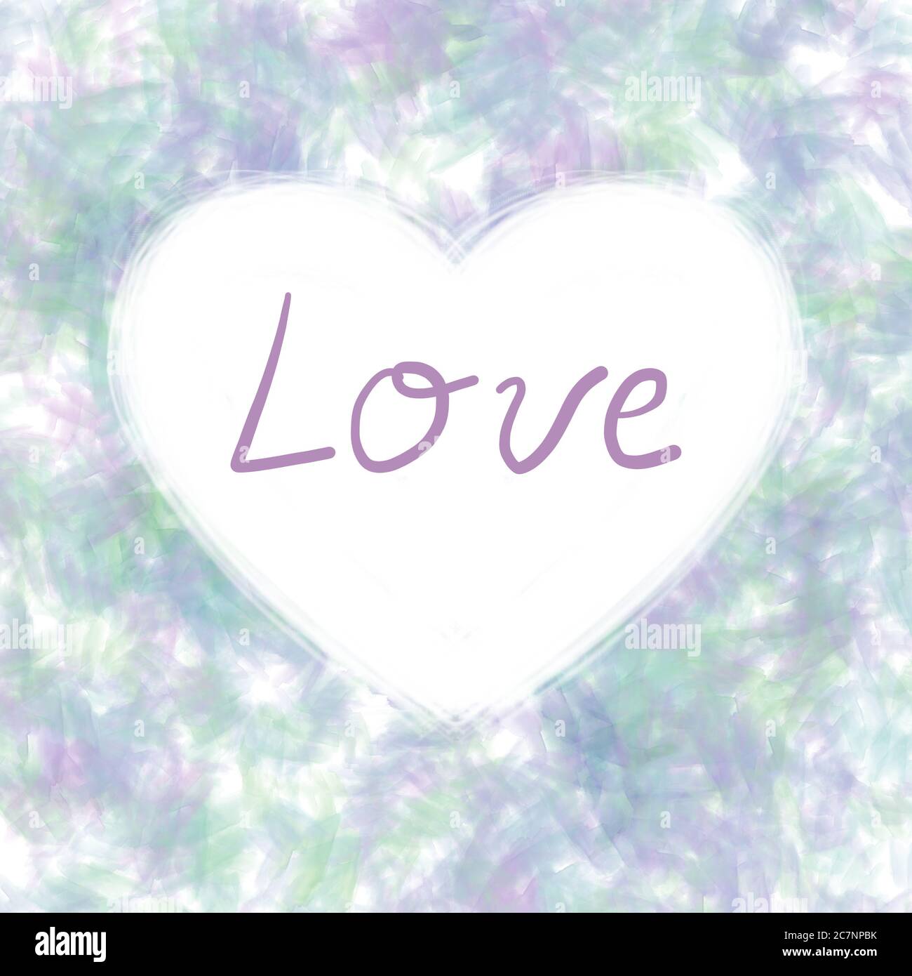 Inspirational quote on a watercolor background with the text love ...