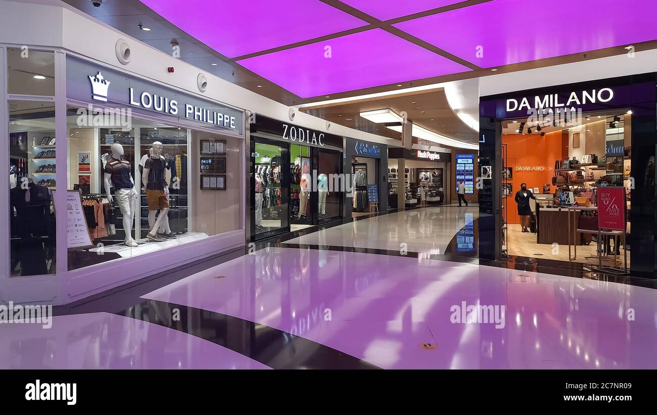 South City Shopping Mall with no customer as shops open after reopening