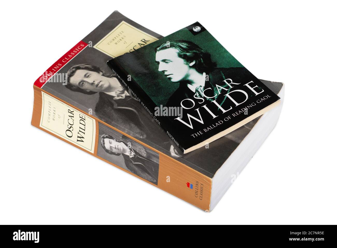 Oscar Wilde, Books, Complete Works and The Ballad of Reading Gaol Book Paperback Stock Photo