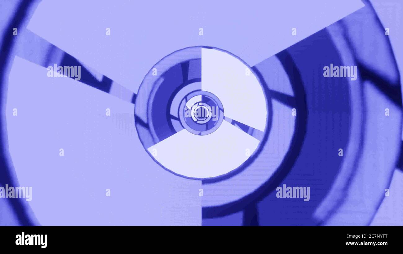 Circular Shape Highlighted Violet Disk 3d illustration background 4k ...
