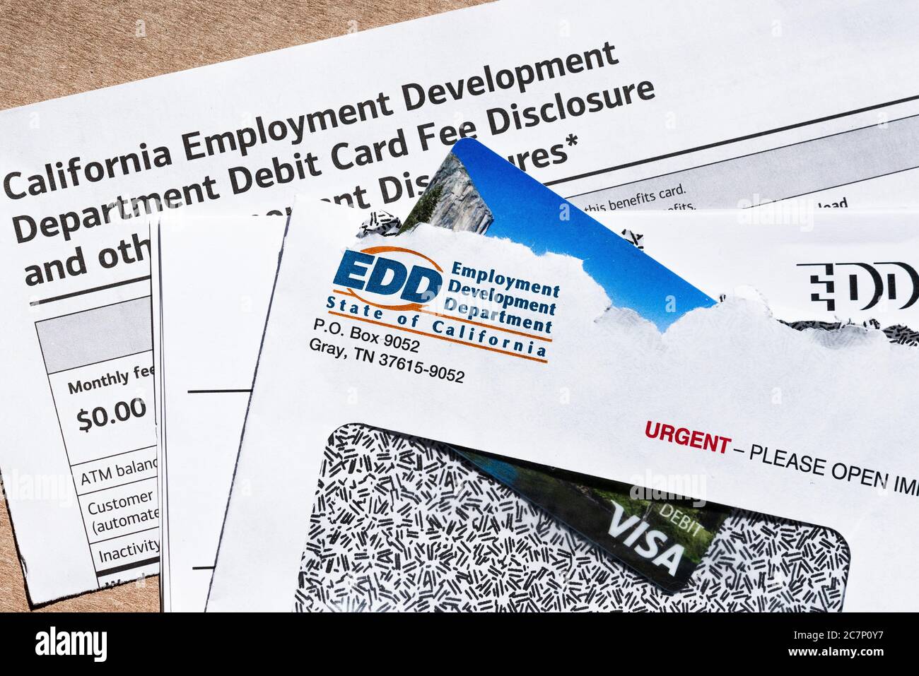 Unemployment Debit Card High Resolution Stock Photography And Images Alamy
