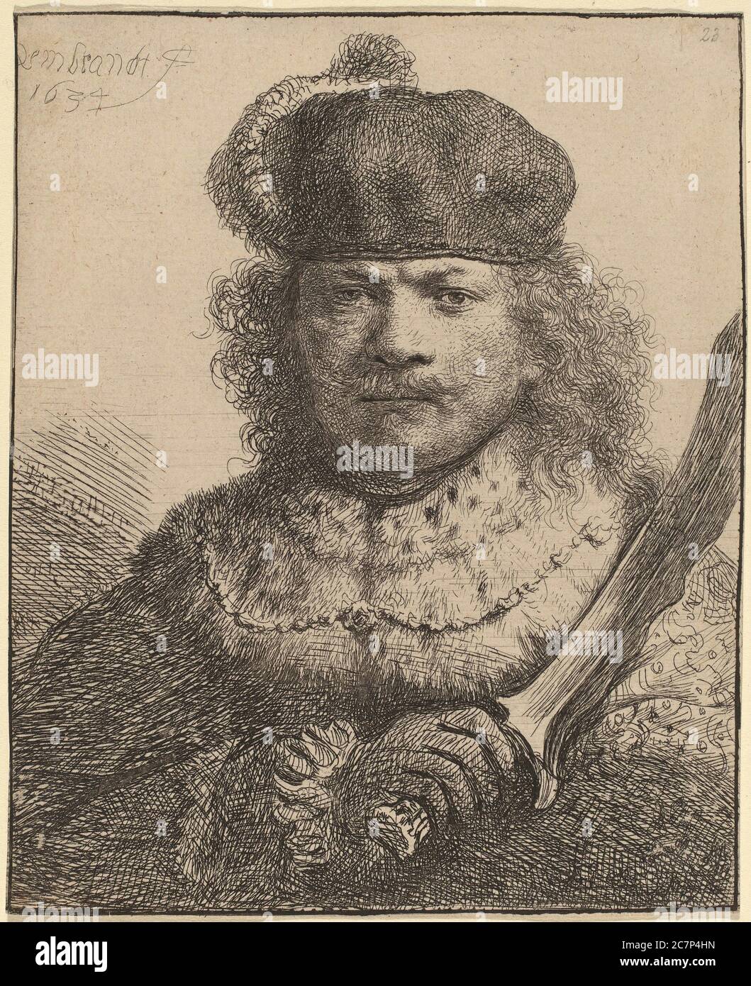 Artwork from the famous old master painter Rembrandt Stock Photo Alamy