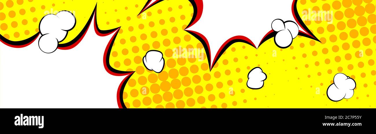 Cartoon design colored background. Comic book backdrop illustration ...