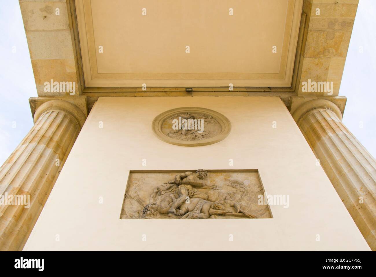 BERLIN, GERMANY - OCTOBER 12, 2017: The Reichstag bears silent witness