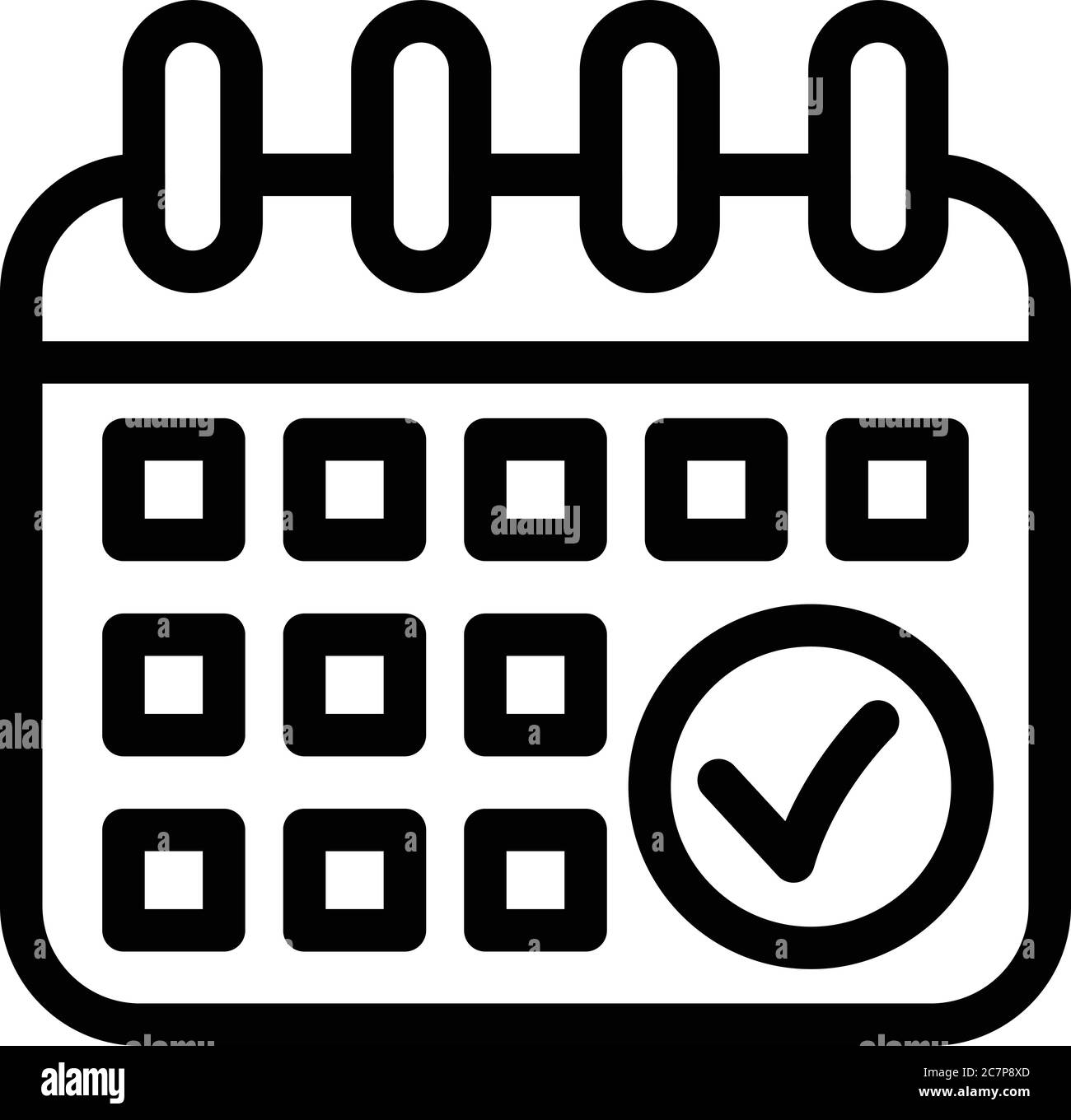 Running calendar date icon, outline style Stock Vector Image & Art Alamy