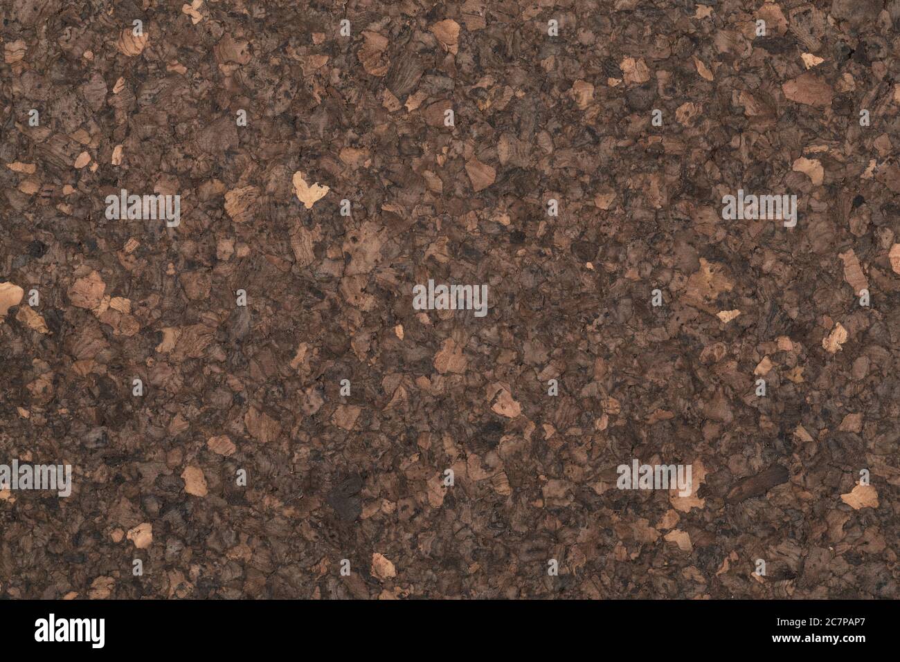 Texture of dark cork surface Stock Photo