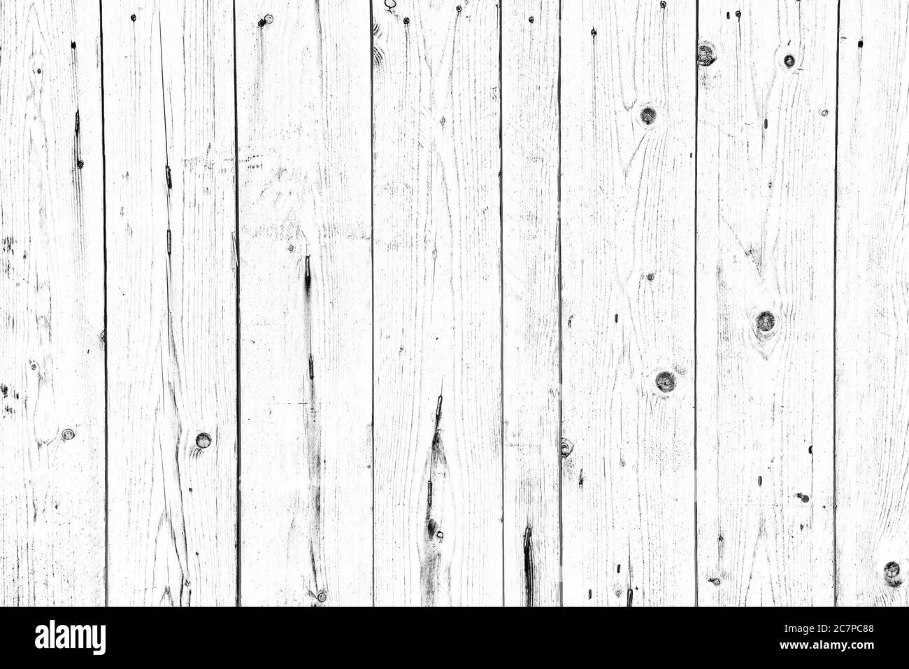 White wooden plank texture, light natural background Stock Photo