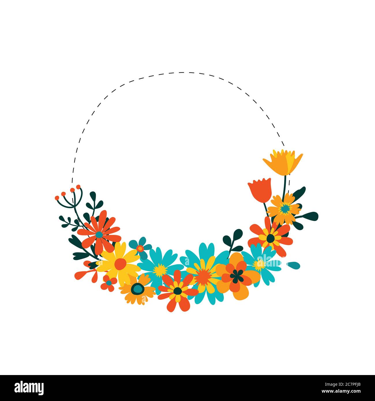 floral vector set Stock Vector Image & Art - Alamy