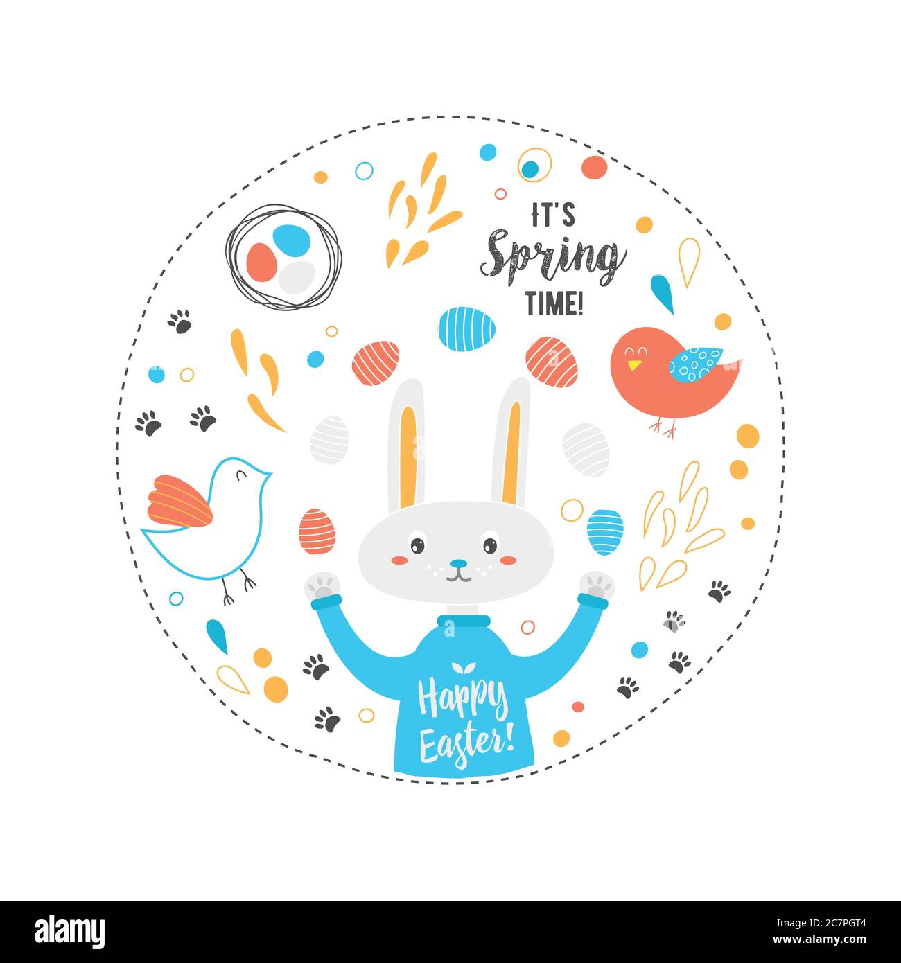 easter vector illustration Stock Vector Image & Art - Alamy