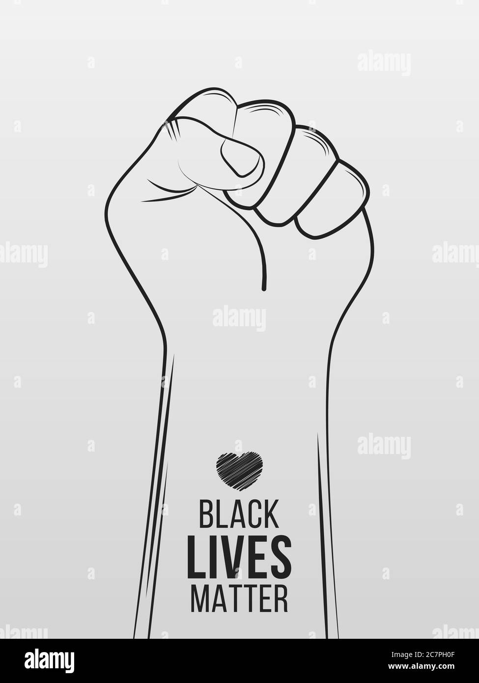Black protest Stock Vector Images - Alamy
