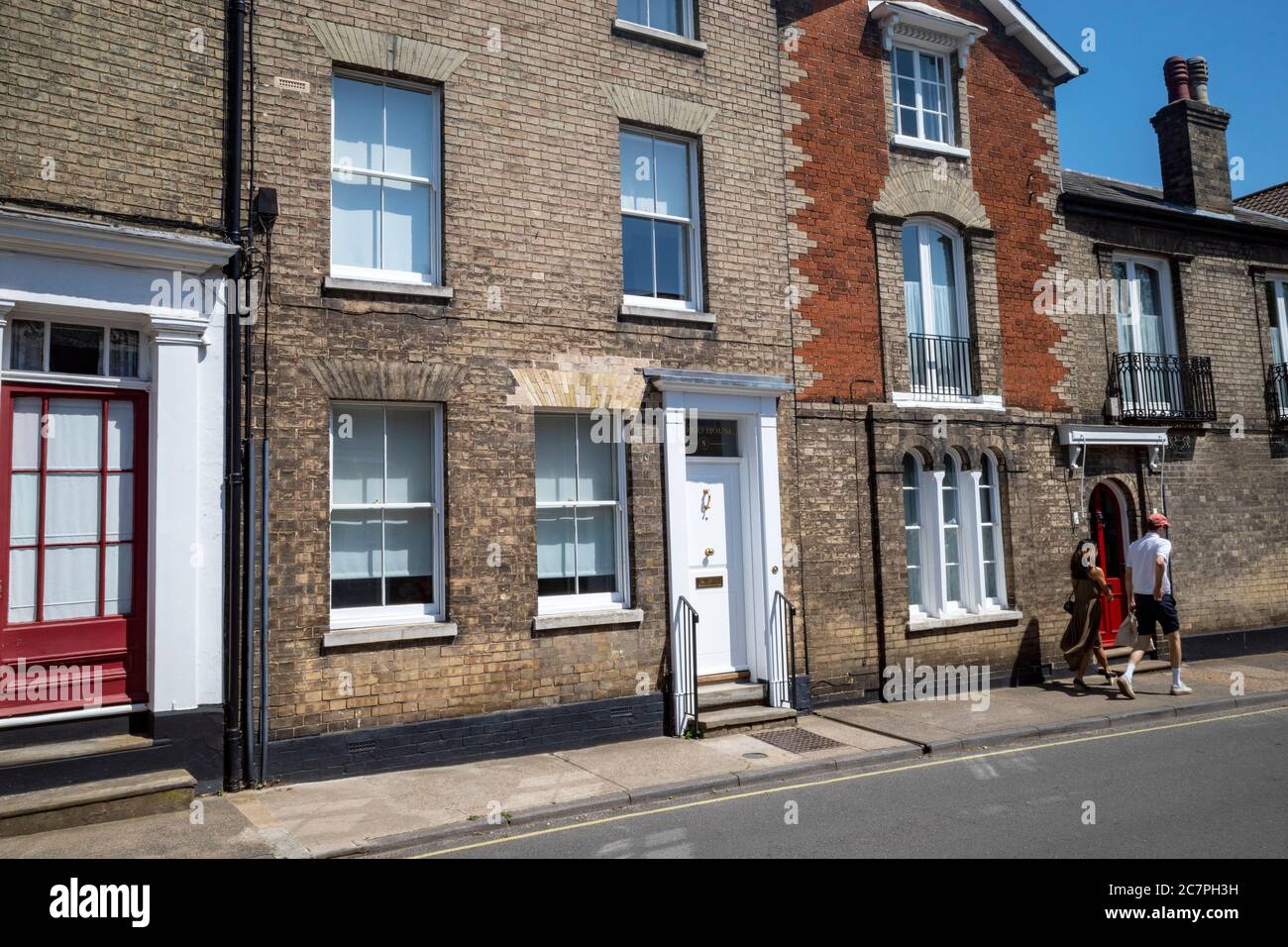 Little St Johns street Woodbridge Suffolk UK Stock Photo