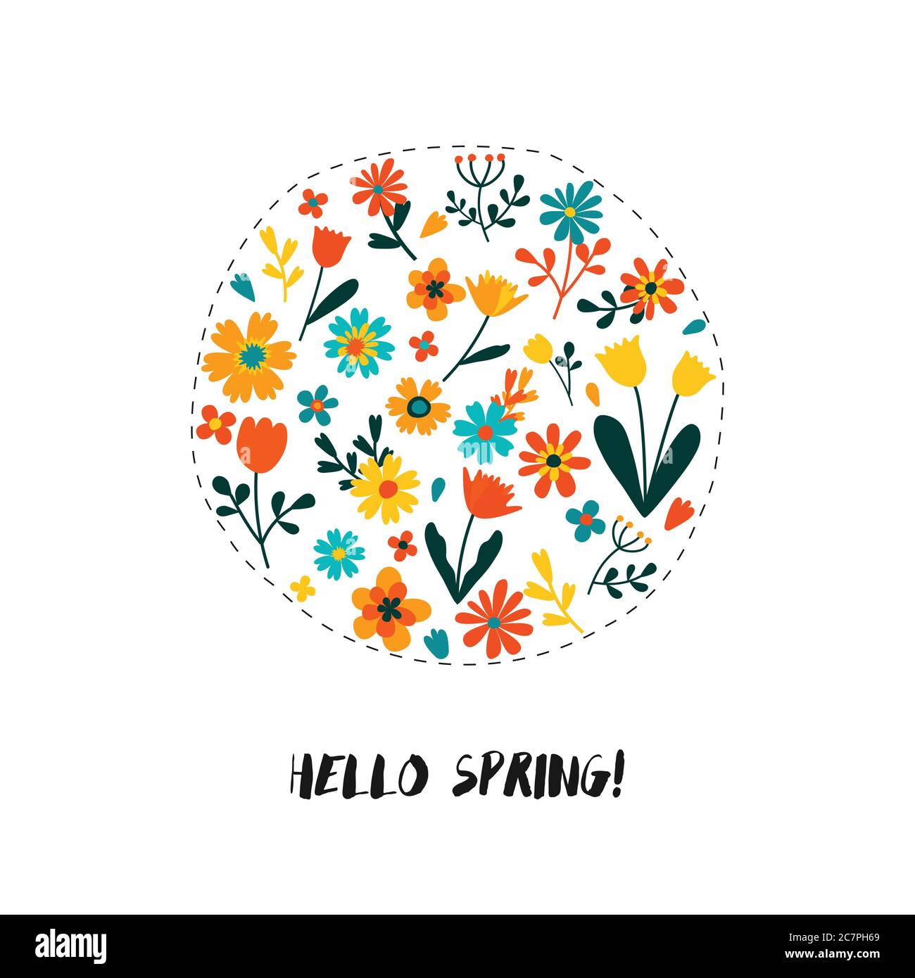 floral vector set Stock Vector Image & Art - Alamy