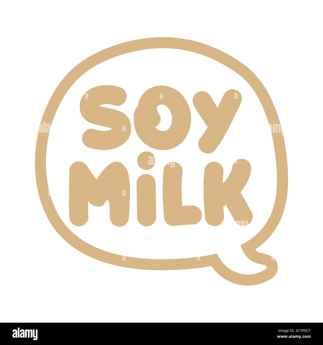 Soy Milk label. vector elements for labels, logos, badges, stickers