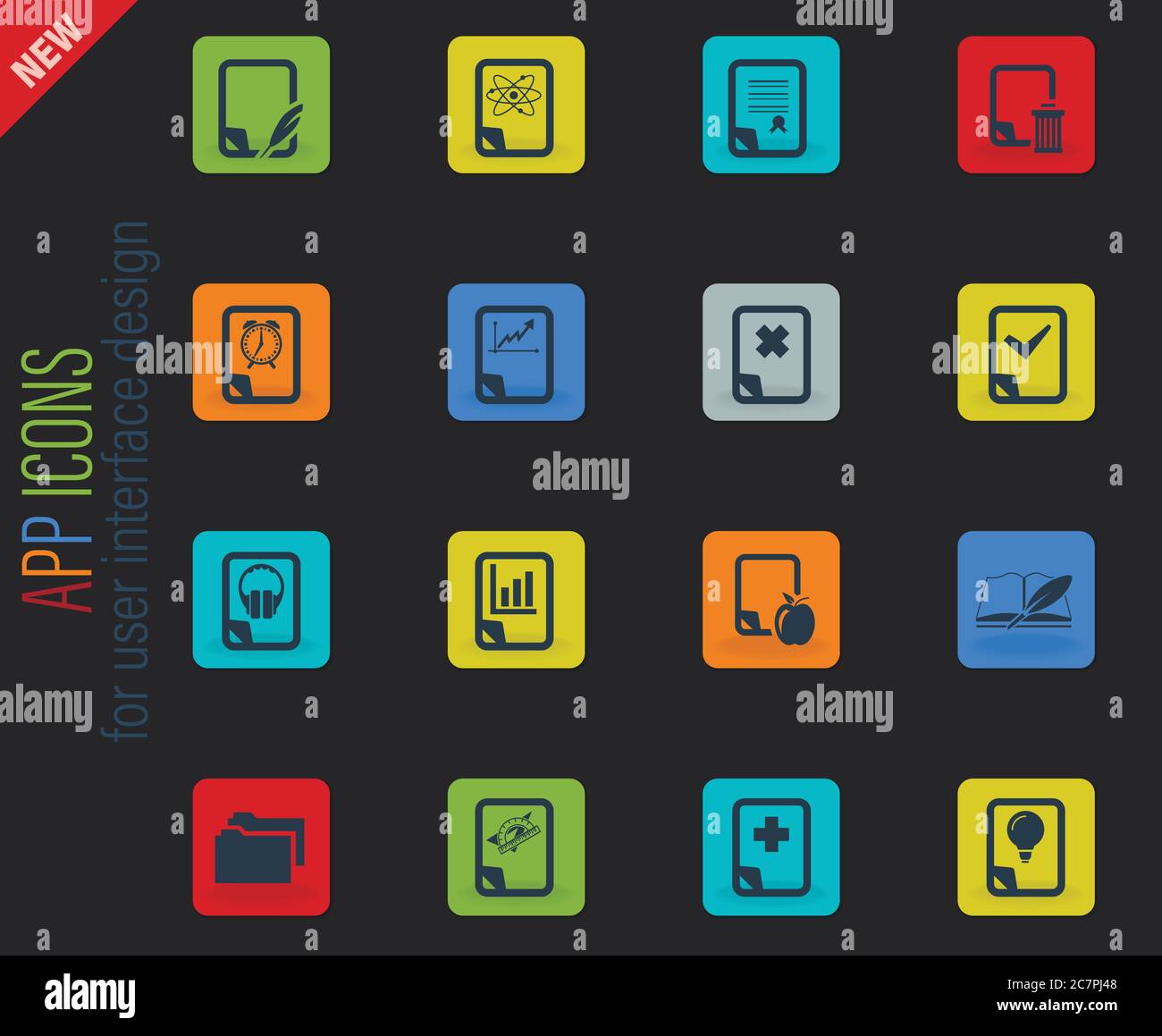 Text documents icon outline hi-res stock photography and images - Alamy