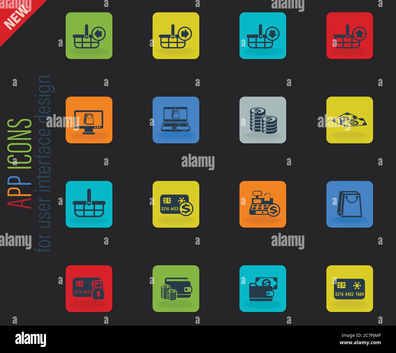 e-commerce icon set Stock Vector Image & Art - Alamy