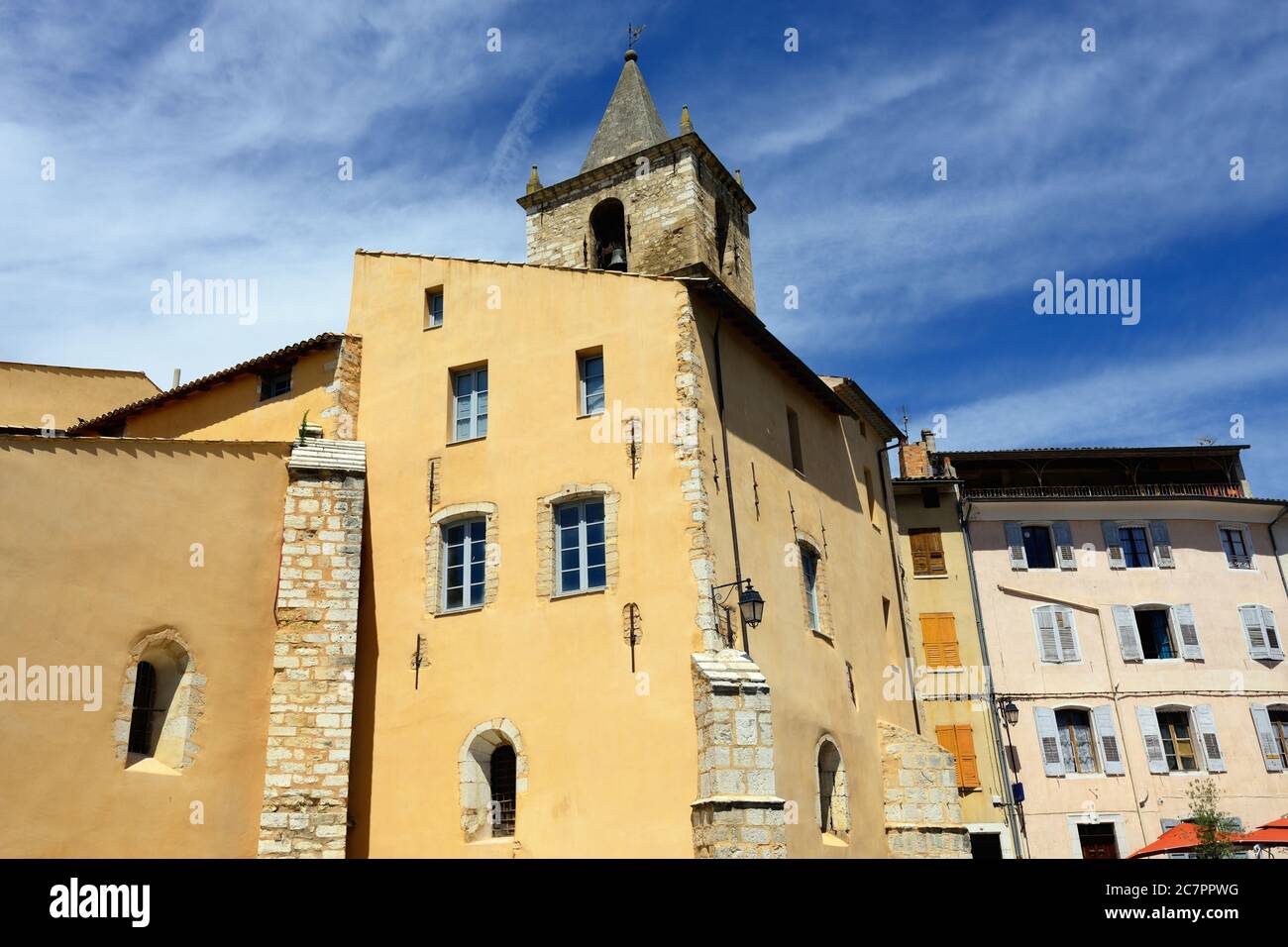 The Beautiful Medieval Village Riez, Provence, France Stock Photo