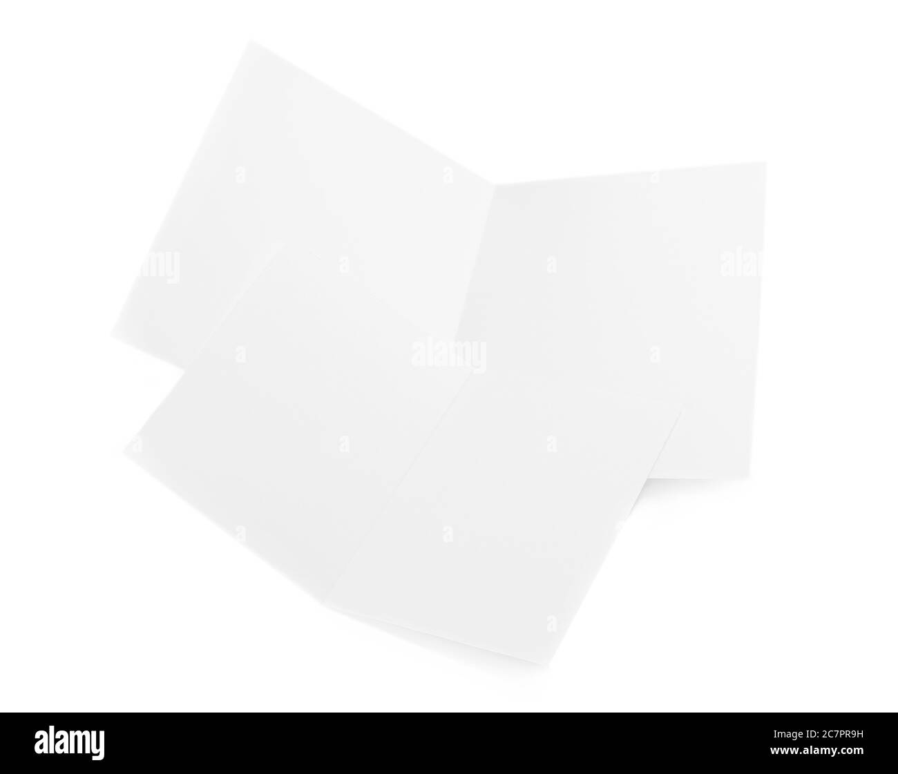 Blank cards on white background Stock Photo - Alamy