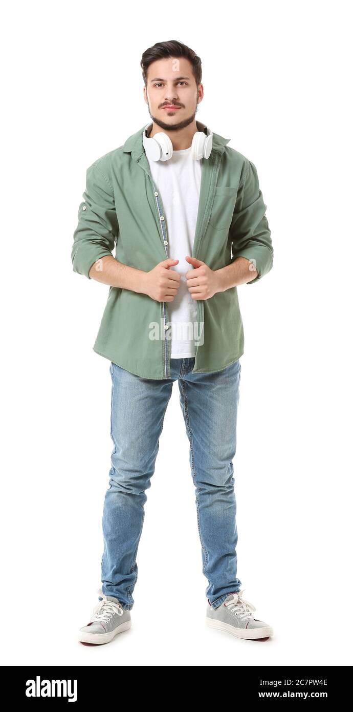 Indian young man handsome Cut Out Stock Images & Pictures - Alamy