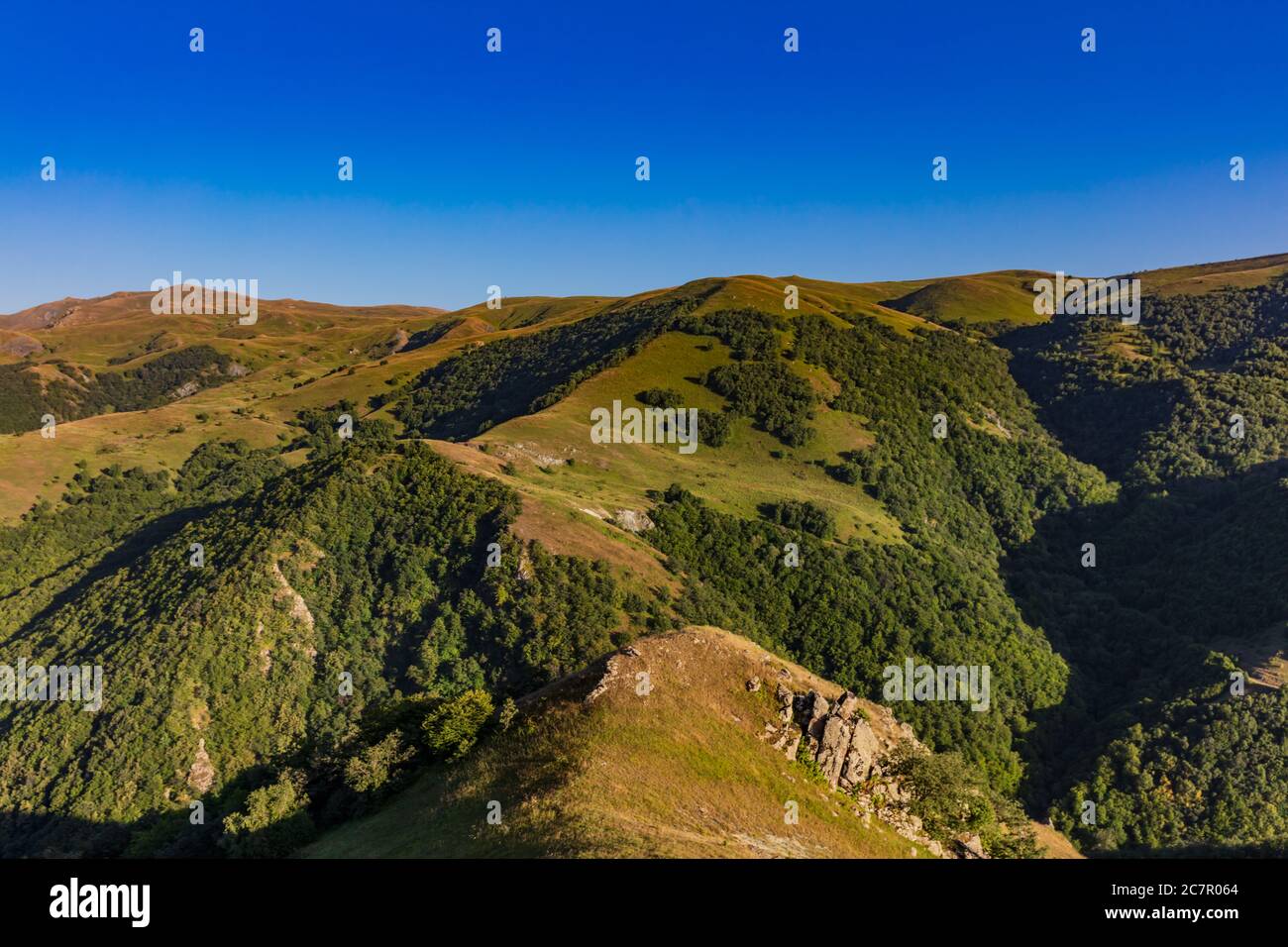 Kamyshly landscape panorama landmark of Artsakh Nagorno-Karabakh Armenia eastern Europe Stock Photo