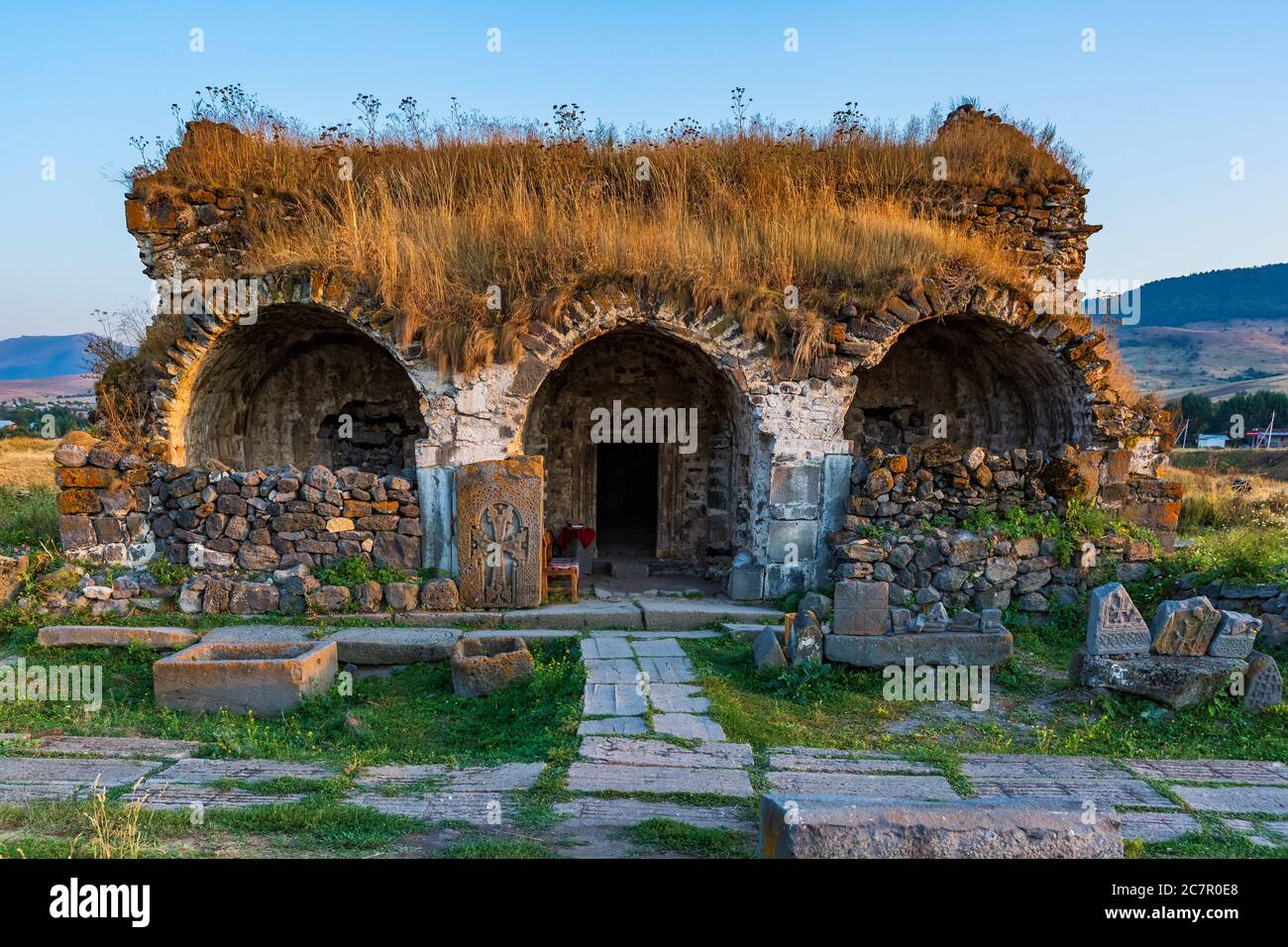 ancien tradiotional house of Lori Berd Stepanavan landmark of Lorri Armenia eastern Europe Stock Photo
