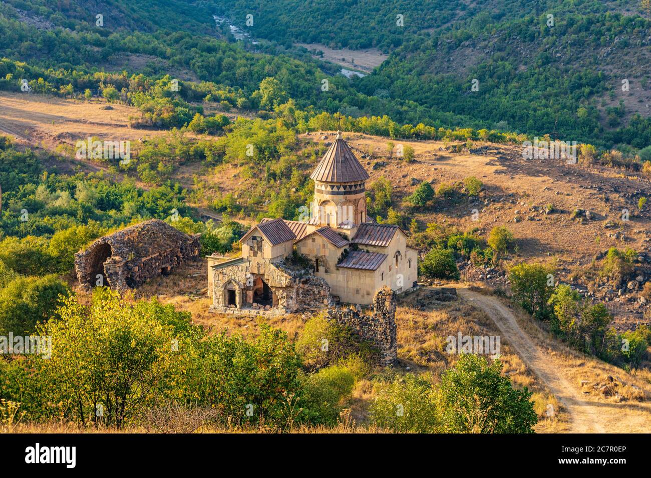 Hnevank monastery landmark  of Lorri region province near Hnevank Armenia eastern Europe Stock Photo