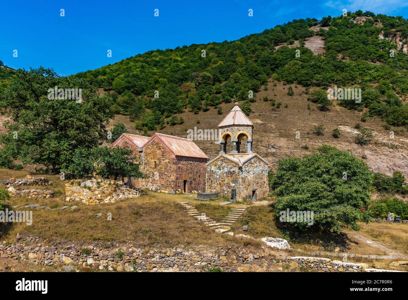 Ardvi saint hovhannes monastery area  landscape landmark of Lorri Armenia eastern Europe Stock Photo