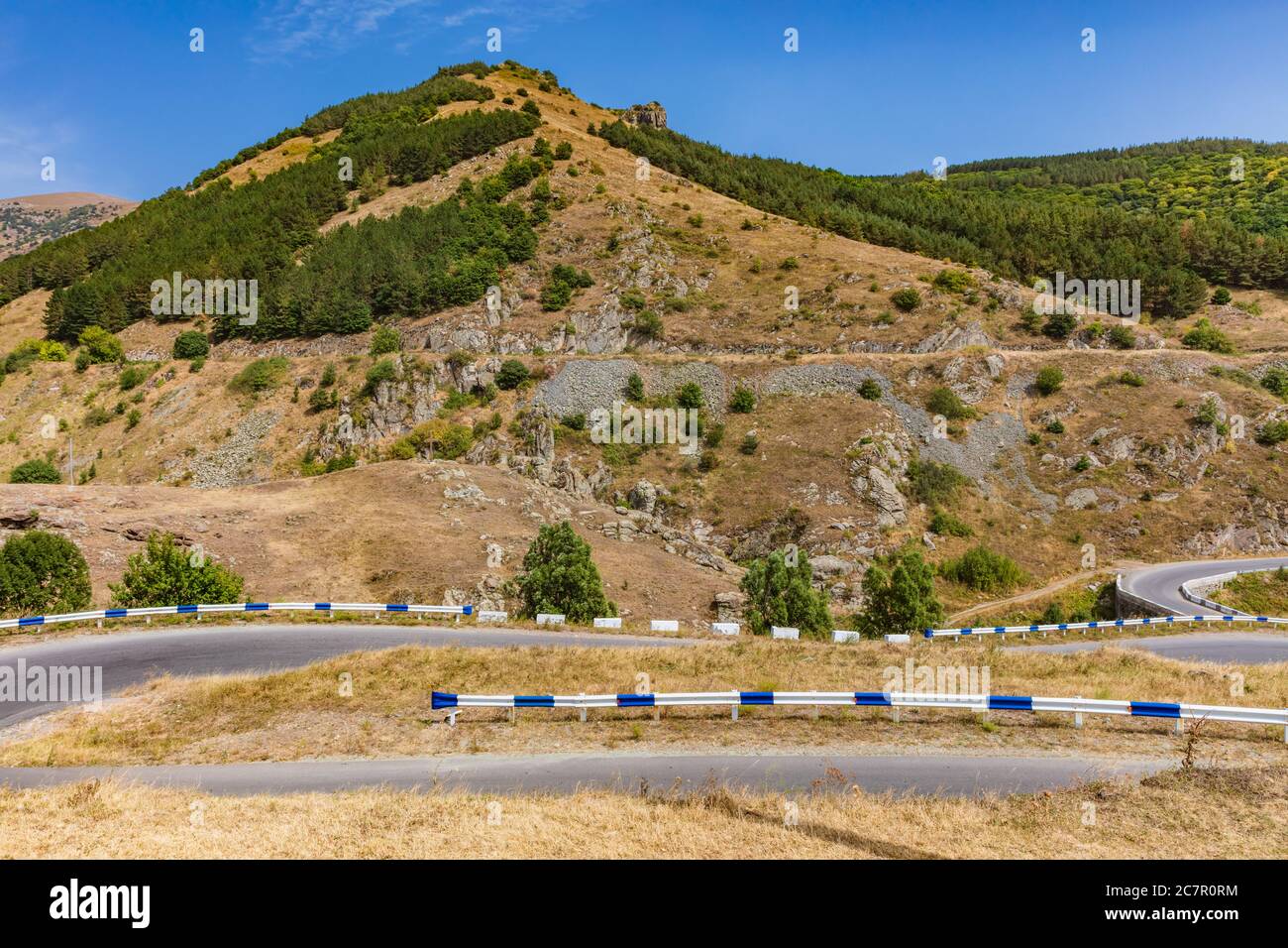 panorama landscape mountain near  Stepanavan  Lorri Armenia landmark Stock Photo
