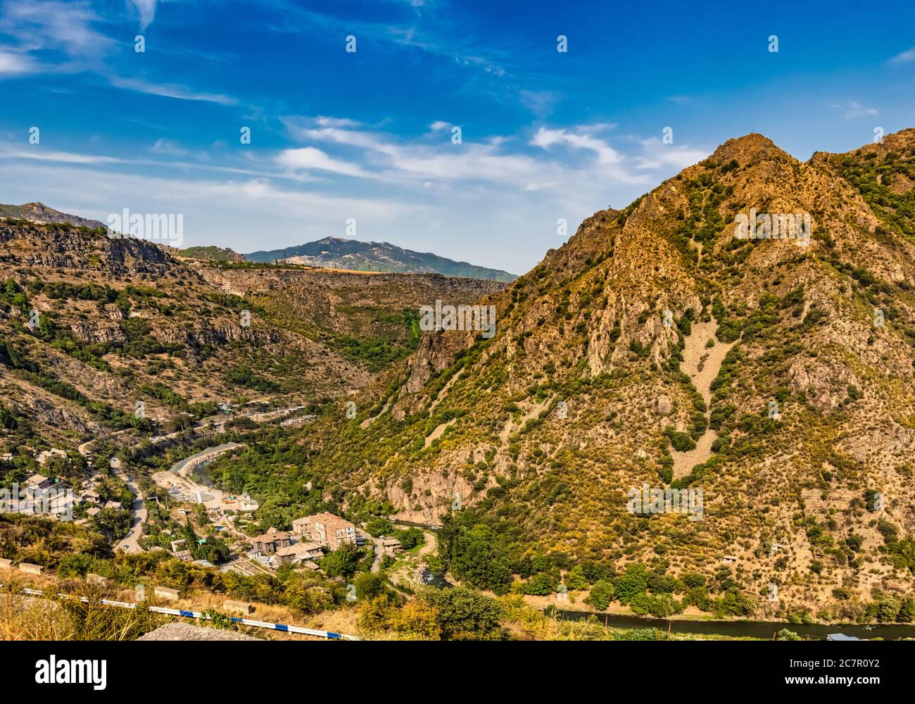 landscape panorama near Sanahin landmark of Lorri Armenia eastern Europe Stock Photo