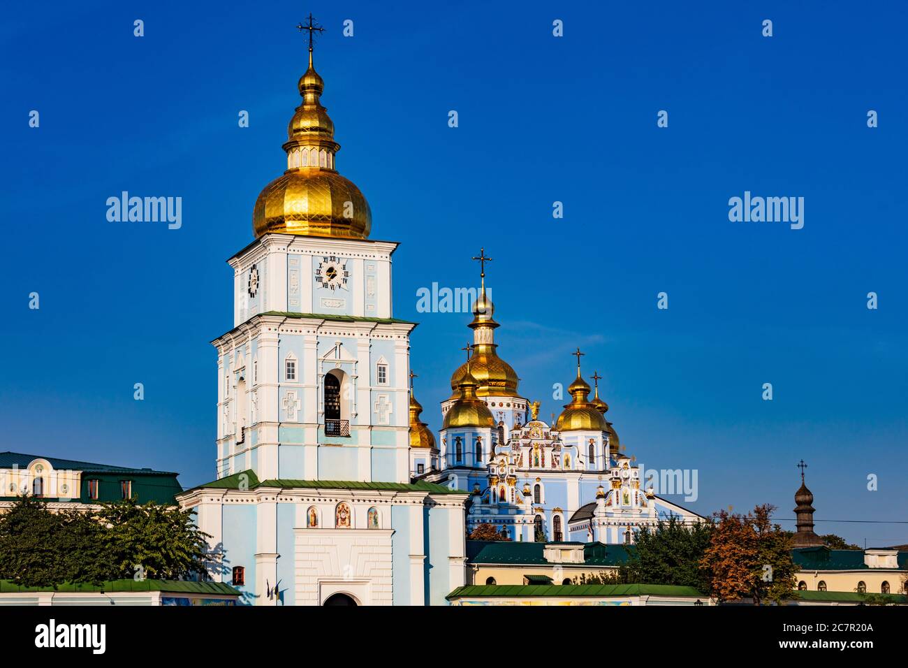 St. Michael's Golden-Domed Monastery Landmark of Kiev Ukraine Europe Stock Photo