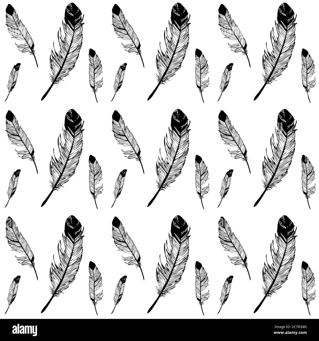 feathers pattern vector Stock Vector Image & Art - Alamy