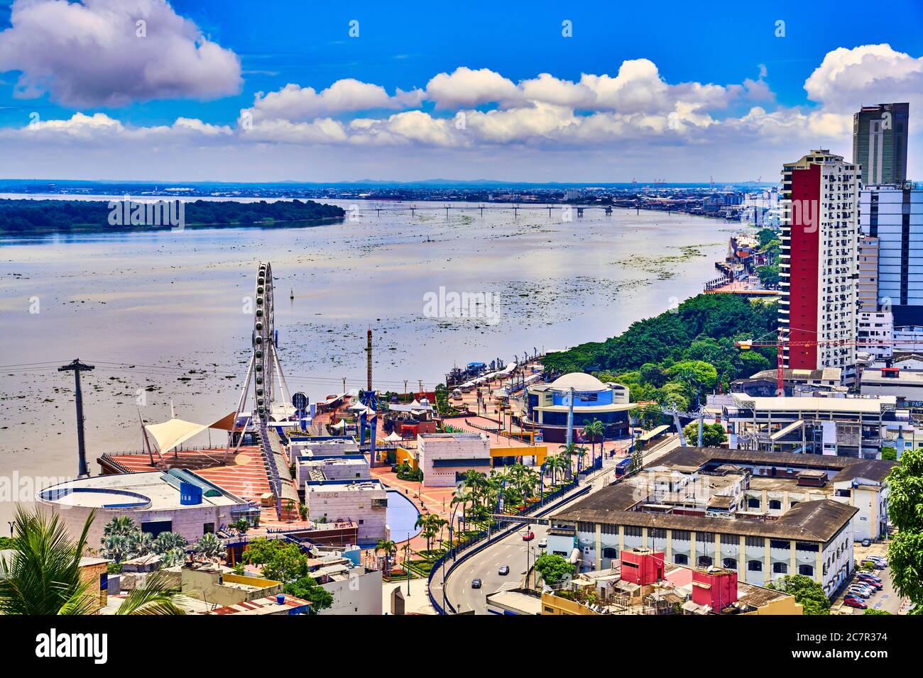 landmark of Guayaquil  Ecuador in south america Stock Photo